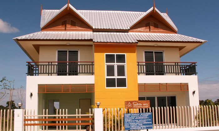 แบบบ้านประหยัดพลังงาน ฟรี “แบบบ้าน โมเดิร์นลาว” จาก ม.อุบลฯ