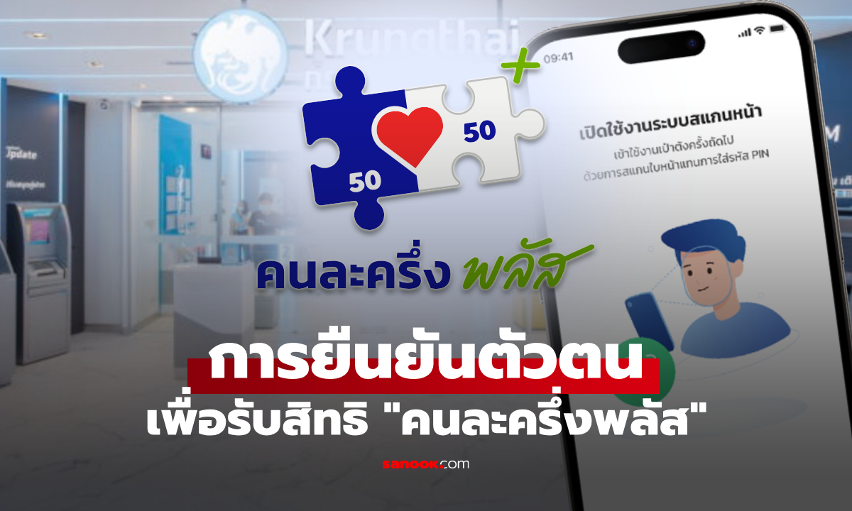 ยืนยันตัวตนรับสิทธิ \